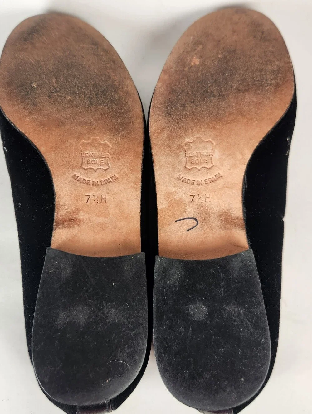 MICHAEL SIMON Women's Holiday Loafer  7.5 Clack Velvet Snowflake Embroidered VTG